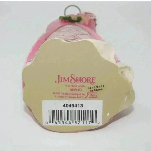 Jim Shore Heartwood Creek Breast Cancer Awareness Angel, 4.5" - Picture 7 of 7